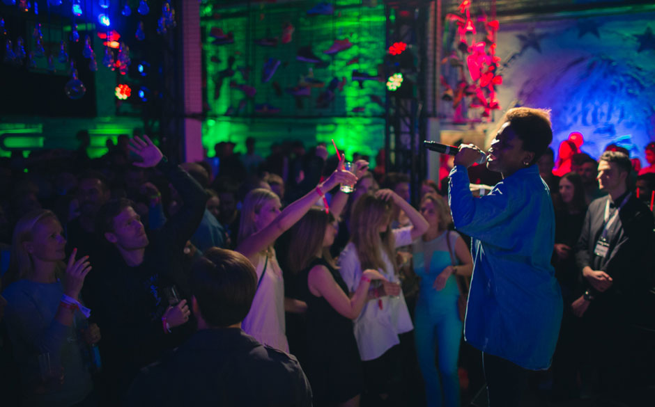 Party Floor mit Live-Act